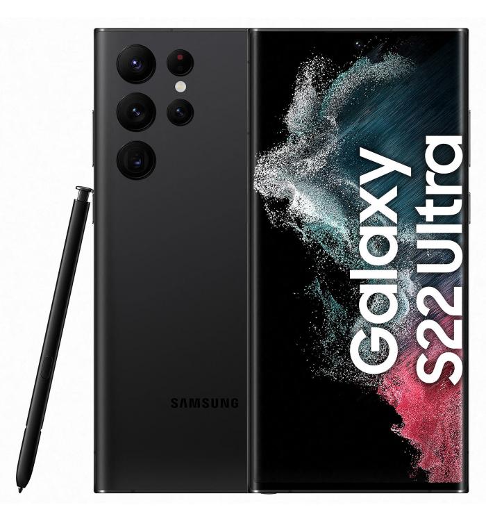Samsung Galaxy S22 Ultra 5g 8+128gb Phantom Black "NO BRAND" Garanzia Europa 24 mesi Gestita in Italia